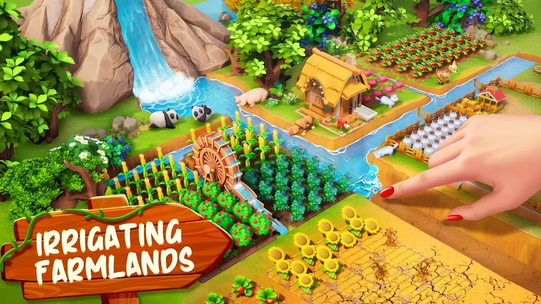 Family Farm Adventure (Семейное фермерское приключение) [МОД Unlocked] APK Android Screenshot 2