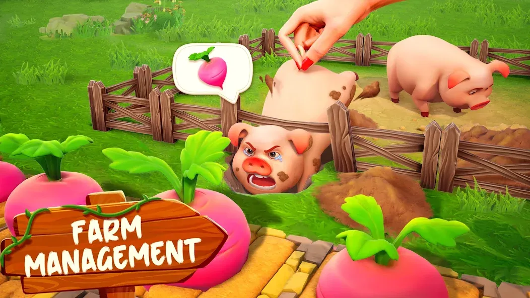 Family Farm Adventure (Семейное фермерское приключение) [МОД Unlocked] APK Android Screenshot 4