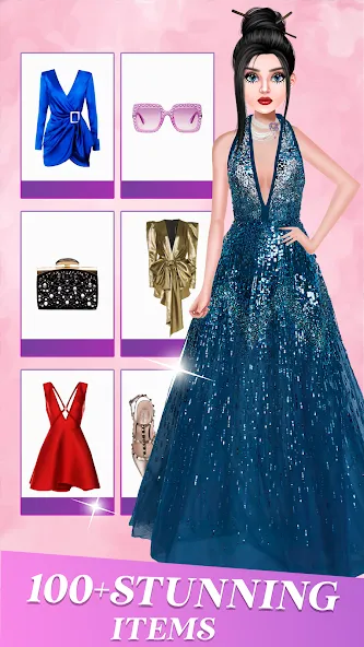 Fashion Show: Dress up Games (Фэшн Шоу) [МОД Mega Pack] APK Android Screenshot 1