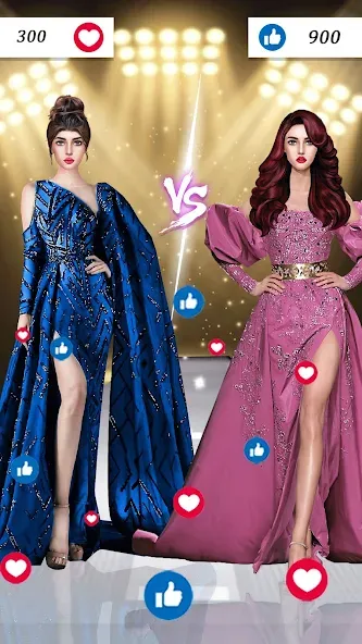 Fashion Show: Dress up Games (Фэшн Шоу) [МОД Mega Pack] APK Android Screenshot 4