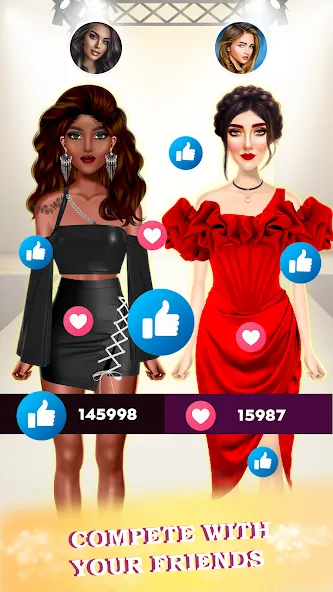 Super Stylist: Dress Up Games [МОД Unlocked] APK Android Screenshot 2