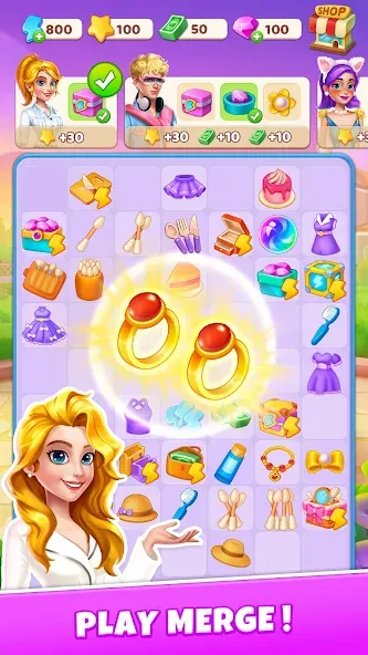 Fashion Nova: Merge & Stylist (Фэшн Нова) [МОД Mega Pack] APK Android Screenshot 4