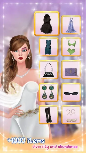 Fashion Stylist: Dress Up Game (Фэшн стилист) [МОД Бесконечные монеты] APK Android Screenshot 1