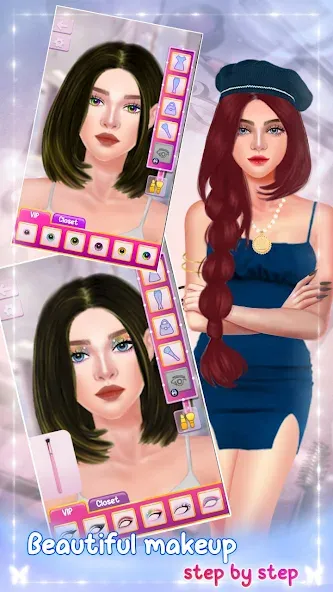 Fashion Stylist: Dress Up Game (Фэшн стилист) [МОД Бесконечные монеты] APK Android Screenshot 2