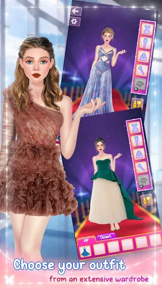Fashion Stylist: Dress Up Game (Фэшн стилист) [МОД Бесконечные монеты] APK Android Screenshot 3