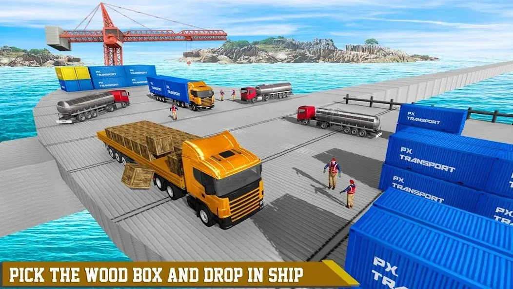Cargo Transport Truck Driving (Грузовик перевозки грузов) [МОД Много денег] APK Android Screenshot 5