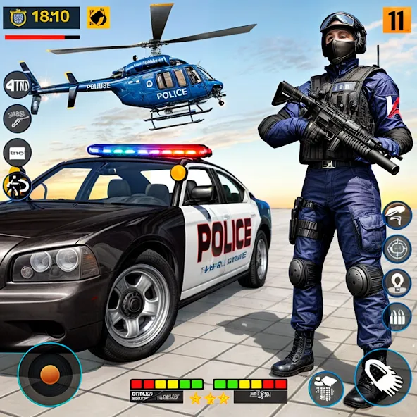 US Police Shooting Crime City [МОД Unlocked] APK Android Screenshot 1