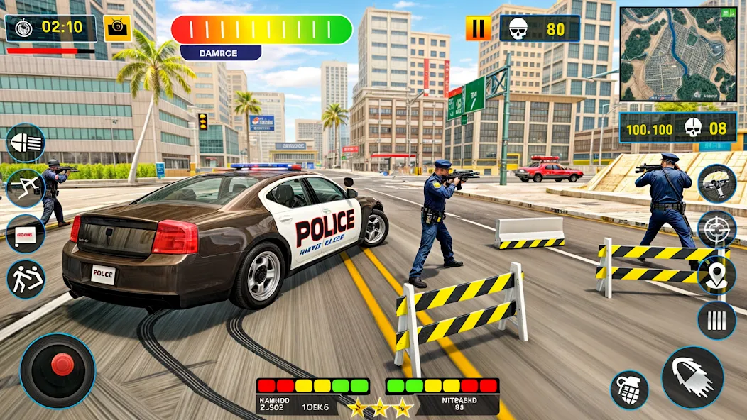 US Police Shooting Crime City [МОД Unlocked] APK Android Screenshot 2