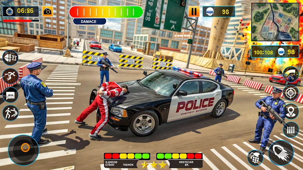 US Police Shooting Crime City [МОД Unlocked] APK Android Screenshot 3