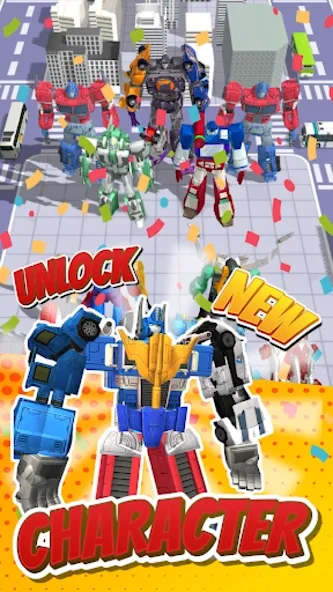 Superhero Robot Monster Battle [МОД Бесконечные монеты] APK Android Screenshot 4