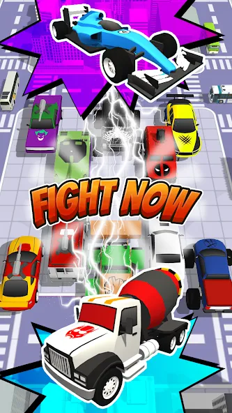 Superhero Car Merge Battle [МОД Unlocked] APK Android Screenshot 5