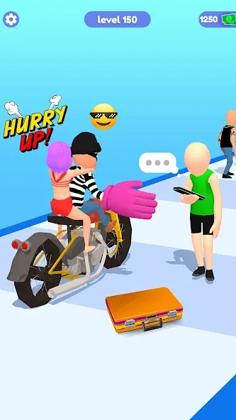 Thief Run Race 3D: Fun Race [МОД Все открыто] APK Android Screenshot 5