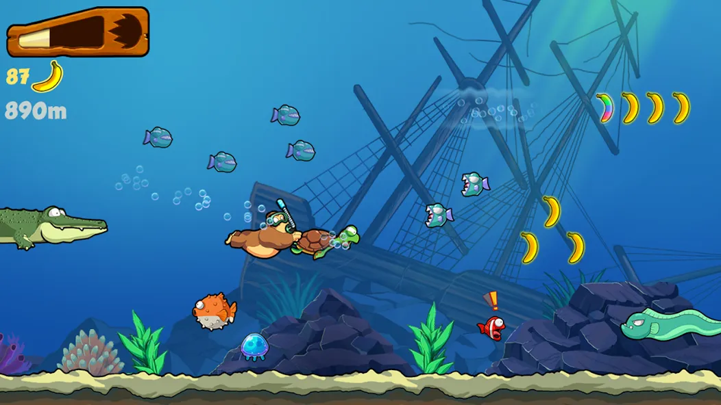 Banana Kong (Банана Конг) [МОД Бесконечные монеты] APK Android Screenshot 5