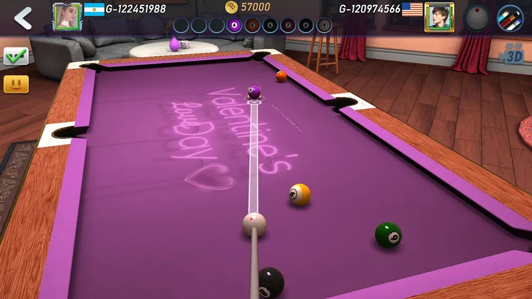 Real Pool 3D 2 (Риал Пул 3Д 2) [МОД Все открыто] APK Android Screenshot 4