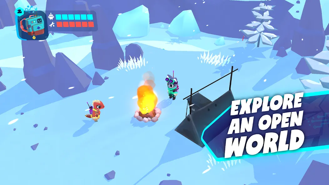 Botworld Adventure (Ботворлд Приключения) [МОД Бесконечные монеты] APK Android Screenshot 1