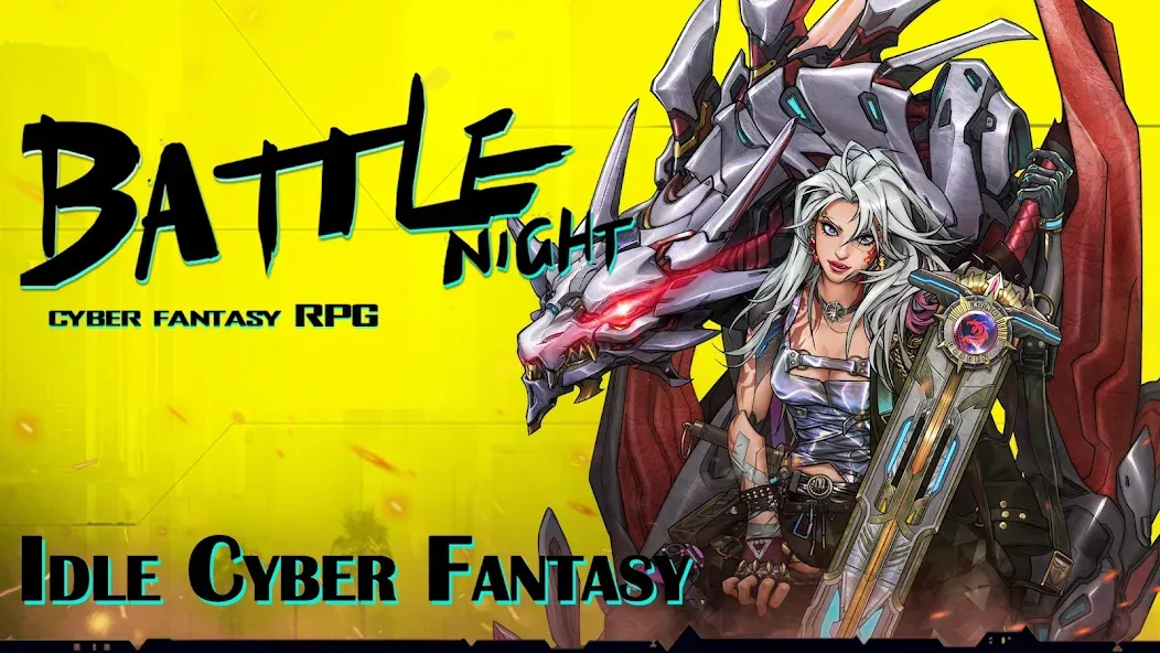 Battle Night: Cyberpunk RPG (Бэтл Найт) [МОД Mega Pack] APK Android Screenshot 1