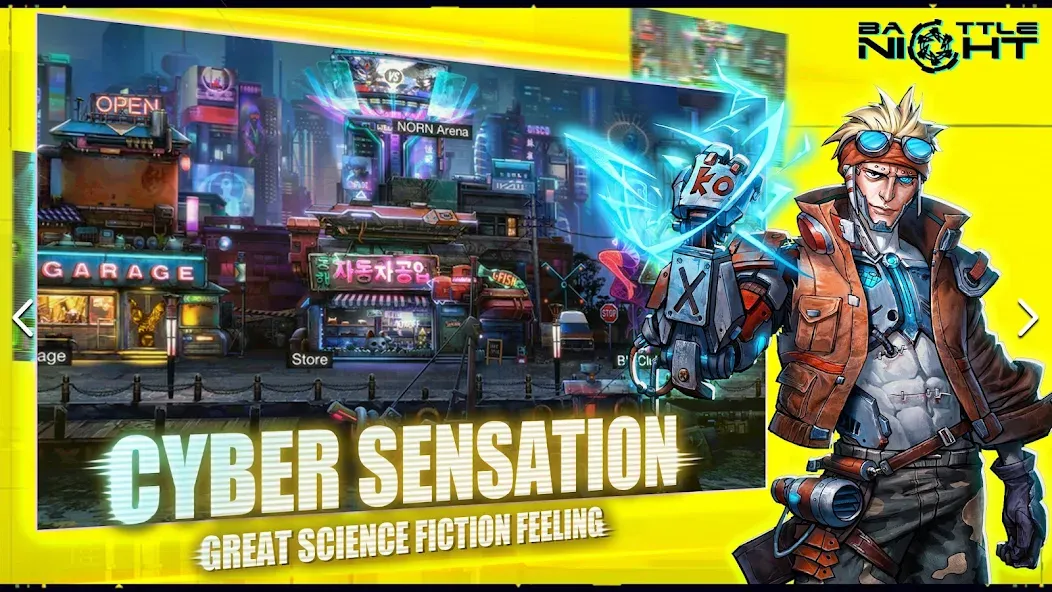 Battle Night: Cyberpunk RPG (Бэтл Найт) [МОД Mega Pack] APK Android Screenshot 3