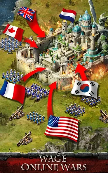 Empire War: Age of hero (Эмпайр Вар) [МОД Много денег] APK Android Screenshot 4