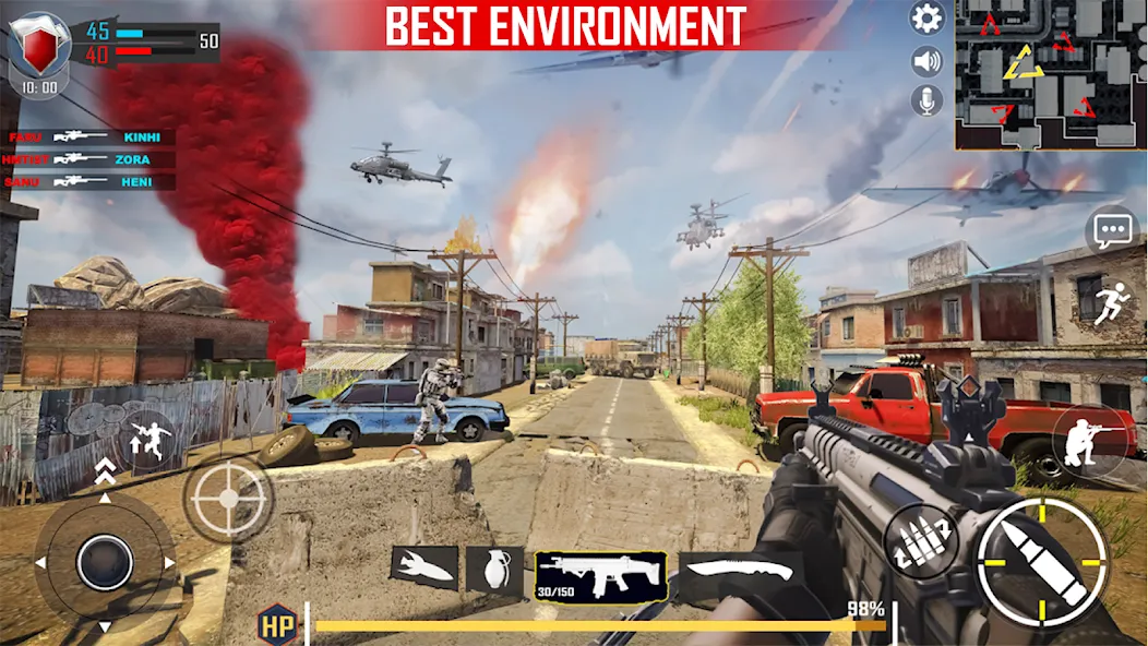 Real Commando FPS Gun Shooting [МОД Premium] APK Android Screenshot 5