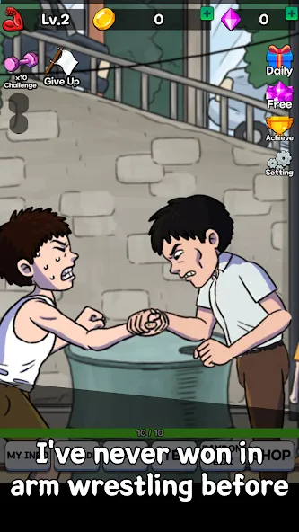 Arm Wrestling Clicker (Армреслинг Кликер) [МОД Mega Pack] APK Android Screenshot 3