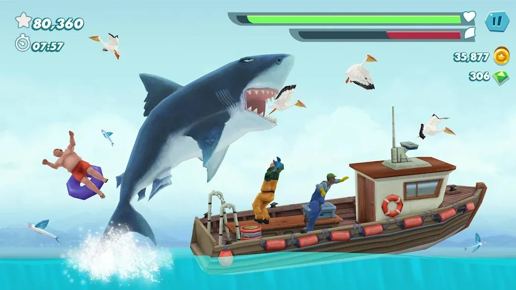Hungry Shark Evolution (Хангри Шарк Эволюшн) [МОД Unlocked] APK Android Screenshot 5