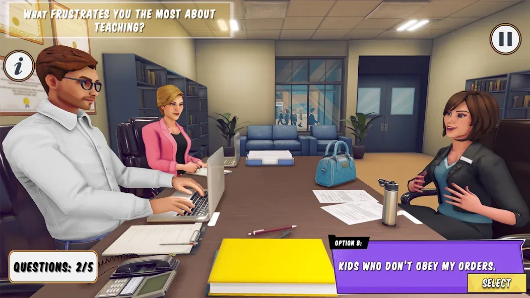 High School Teacher Simulator [МОД Меню] APK Android Screenshot 1