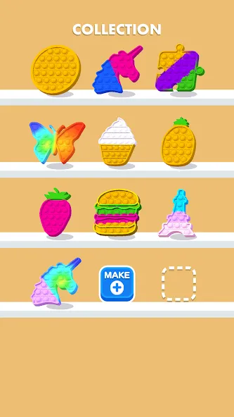 Fidget Toy Maker (Фиджет Той Мейкер) [МОД Бесконечные монеты] APK Android Screenshot 4