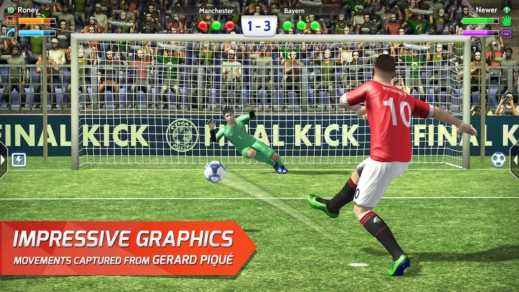 Final Kick: Online Soccer (Финаль кик) [МОД Premium] APK Android Screenshot 1