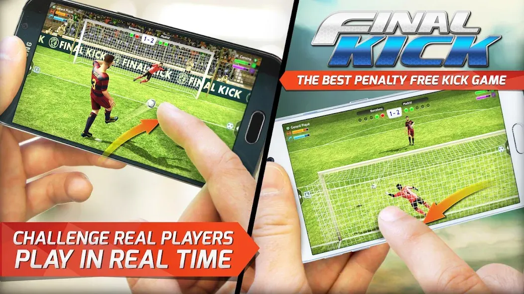 Final Kick: Online Soccer (Финаль кик) [МОД Premium] APK Android Screenshot 3