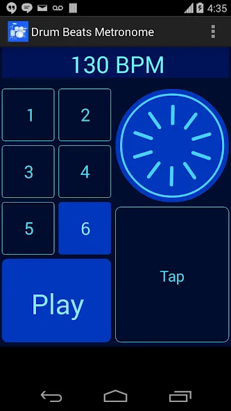 Drum Beats Metronome [МОД Бесконечные монеты] APK Android Screenshot 2