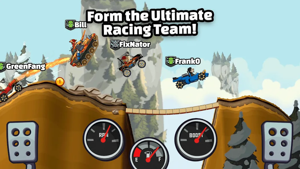 Hill Climb Racing 2 (Хилл Клаим Рейсинг 2) [МОД Меню] APK Android Screenshot 5