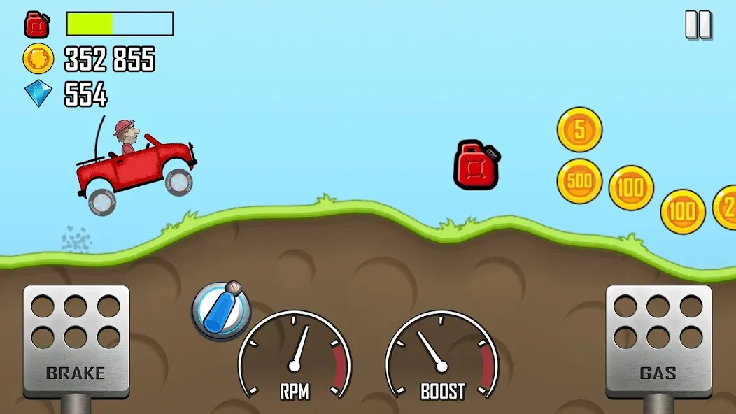Hill Climb Racing (Хилл Клайм Рейсинг) [МОД Бесконечные монеты] APK Android Screenshot 1