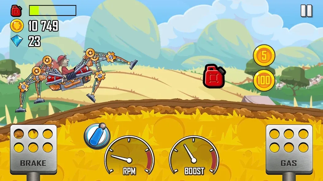 Hill Climb Racing (Хилл Клайм Рейсинг) [МОД Бесконечные монеты] APK Android Screenshot 2