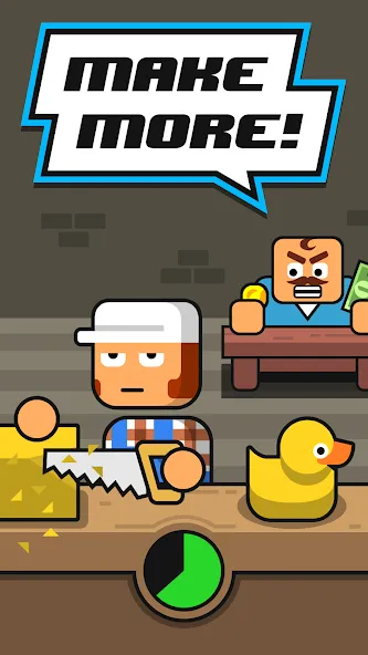 Make More! - Idle Manager [МОД Все открыто] APK Android Screenshot 1