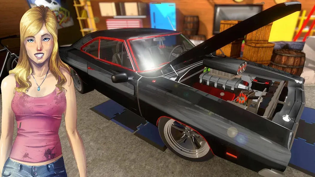 Fix My Car: Muscle Restoration [МОД Mega Pack] APK Android Screenshot 1