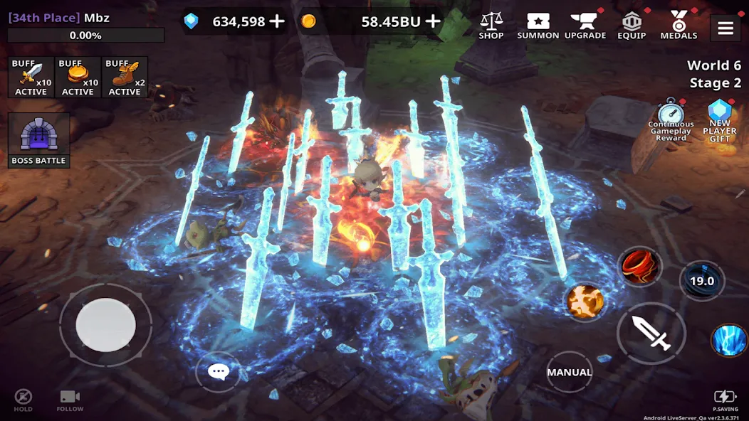 Dungeon Knight (Данжен Найт) [МОД Unlocked] APK Android Screenshot 2