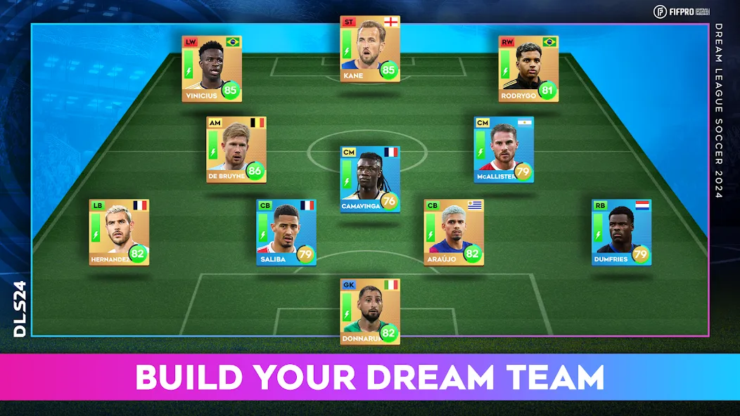 Dream League Soccer 2024 (Дрим Лиг Соккер 2023) [МОД Premium] APK Android Screenshot 4