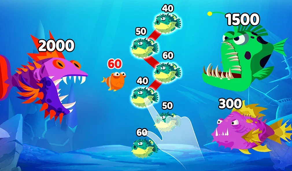 Fish Town IO: Mini Aquarium (Фиш Таун Ай Ой) [МОД Unlocked] APK Android Screenshot 1