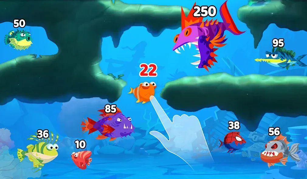 Fish Town IO: Mini Aquarium (Фиш Таун Ай Ой) [МОД Unlocked] APK Android Screenshot 2
