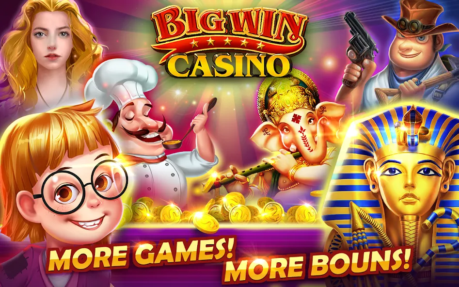 Big Win - Slots Casino™ (Биг Вин) [МОД Unlocked] APK Android Screenshot 1