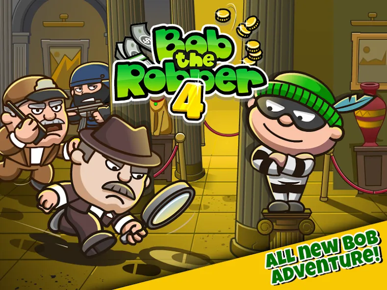 Bob The Robber 4 (Боб Грабитель 4) [МОД Premium] APK Android Screenshot 1