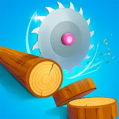 Idle Cutter: Wood Slice (Айдл Катер) [МОД Unlocked] APK Android