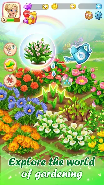 Dream Flower Dressup [МОД Premium] APK Android Screenshot 5