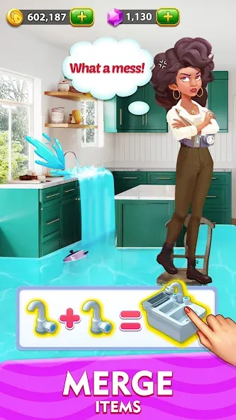 Solitaire Tripeaks Home: Merge (Солитер Трипикс Хоум) [МОД Все открыто] APK Android Screenshot 2