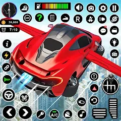 Flying Car Robot Shooting Game [МОД Много денег] APK Android