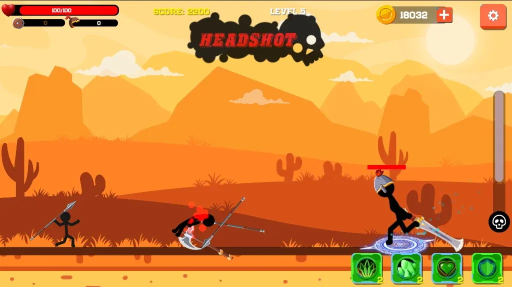 Spear war with Stickman (Спир вар) [МОД Бесконечные монеты] APK Android Screenshot 2