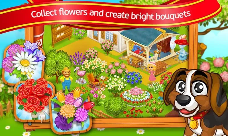 Farm Town: Cartoon Story [МОД Mega Pack] APK Android Screenshot 3