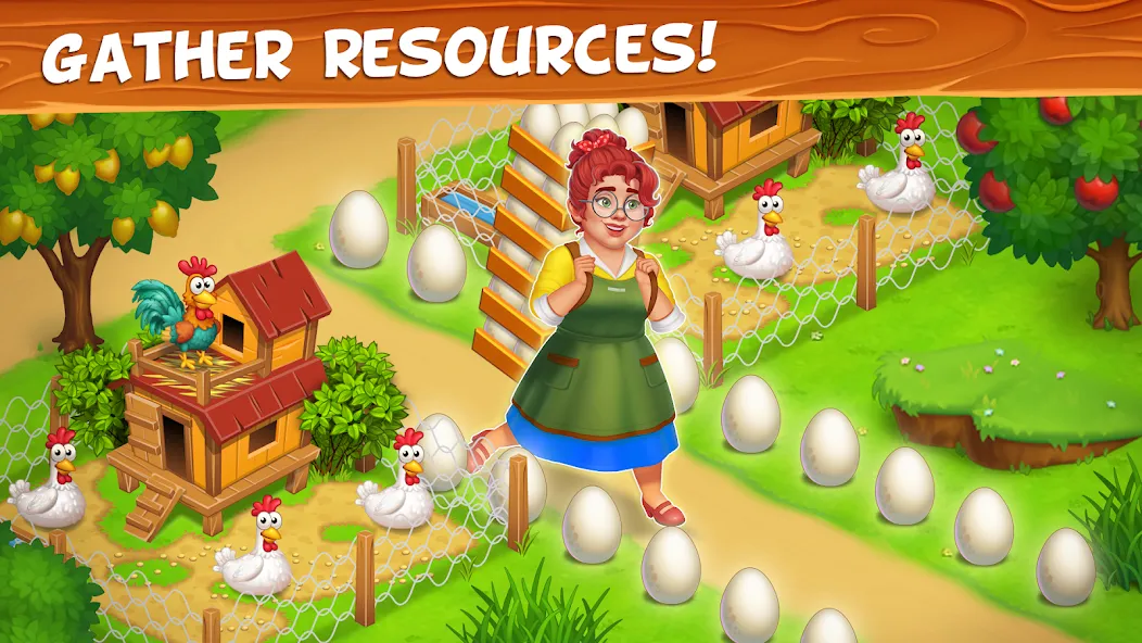 Farm Town - Family Farming Day (Фарм Таун) [МОД Бесконечные монеты] APK Android Screenshot 3