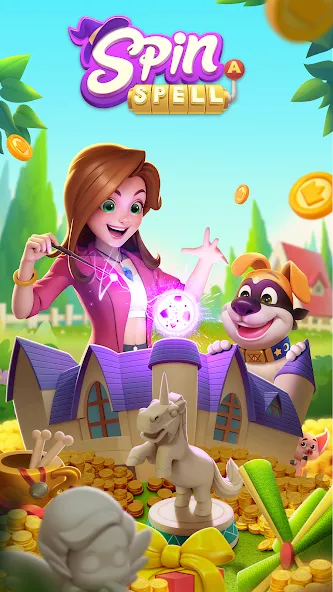 Spin A Spell - Master of Coin (Спин Э Спелл) [МОД Mega Pack] APK Android Screenshot 1