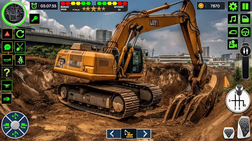 Real Road Construction Games (Реал Роад Конструкшн Геймс) [МОД Все открыто] APK Android Screenshot 1
